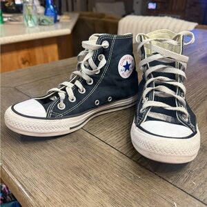Converse Black and White High-Tops